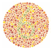 Lámina orientativa de percepción cromática A